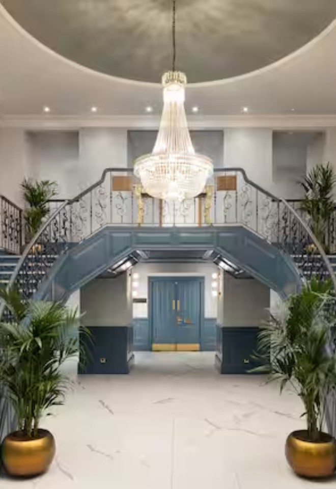 Lobby staircase