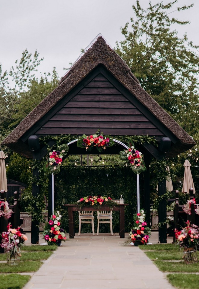 Outside Wedding Ceremony