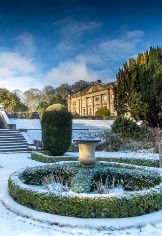 Wortley Hall in snow
