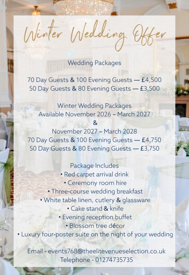 Winter Wedding Offer