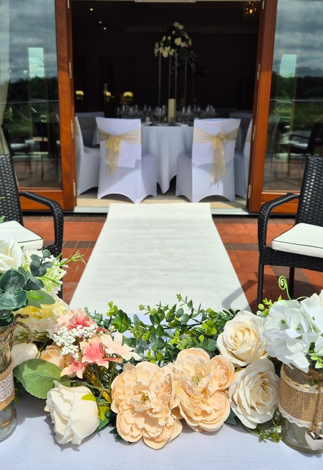 Ceremony on the balcony
