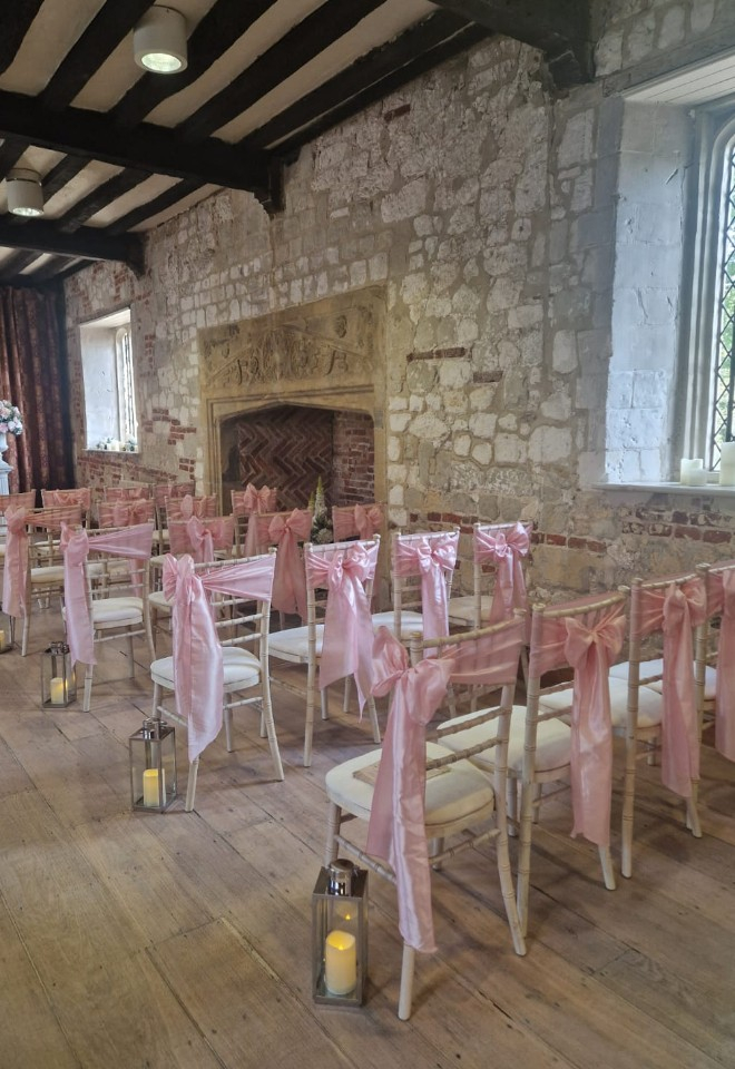 Tudor Kitchen - Ceremony in pink 
