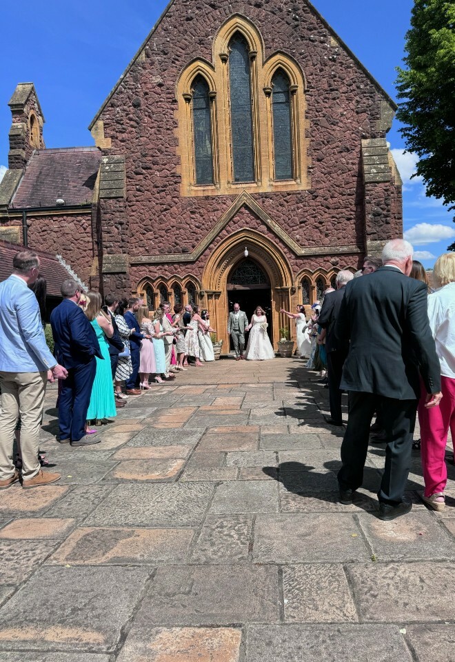 wedding at taunton school somerset