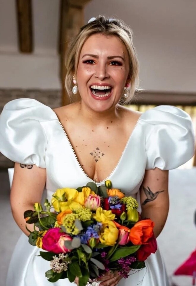 Natural bridal style 