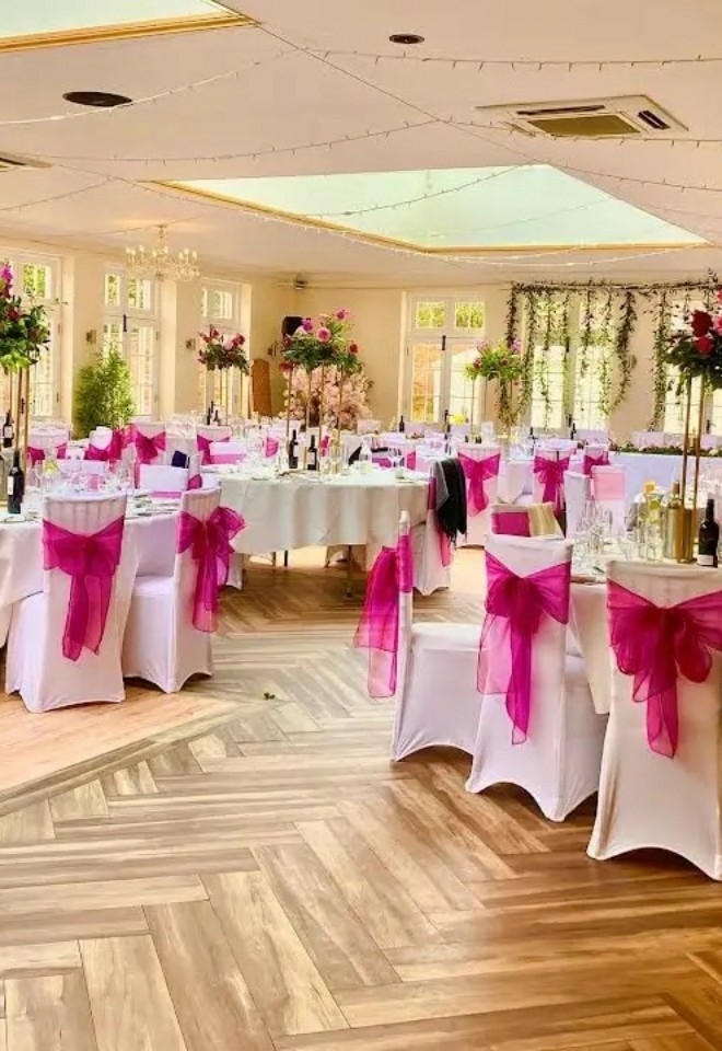 Wedding breakfast Elmhay Park