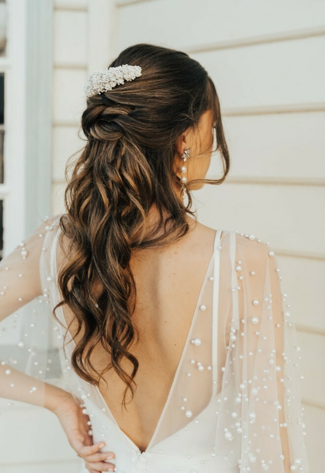 pearl Shikoba Bride wedding dress