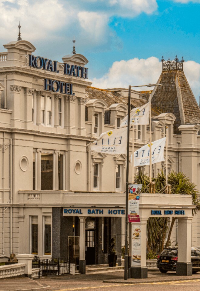 The Royal Bath Hotel first opened on Queen Victorias Coronation Day in 1838! Our historic seaside estate is the perfect venue in which to celebrate your love.