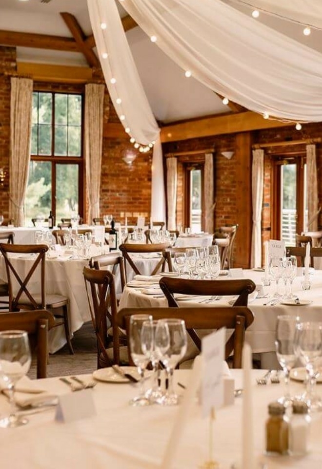 Round Table set up at Westerham Golf club