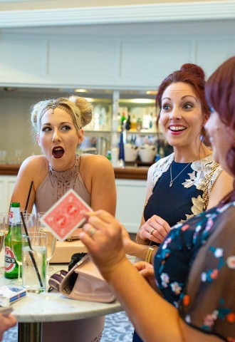 Wedding guests left in awe at Dean Leavy Magician, Berkshire