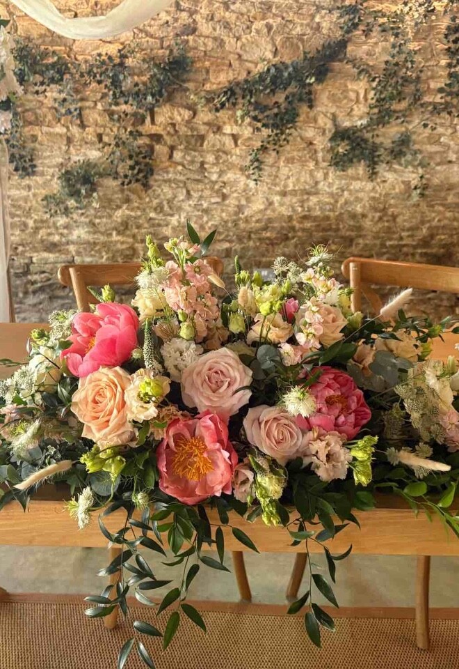 Wedding table centrepiece 