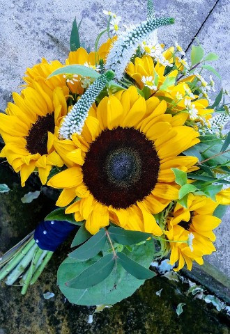 Sunflower Bouquet by Flowers by Marion, Kent
