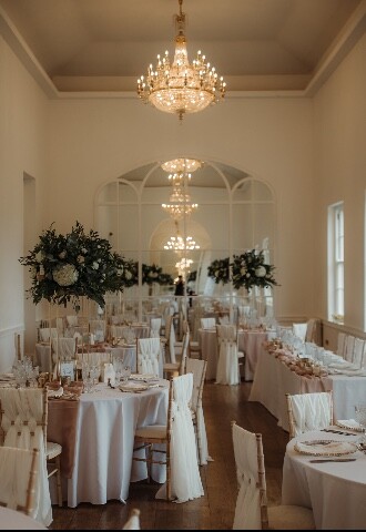 Wedding breakfast at Norwood Park, Country House Wedding Venue in Southwell, Nottinghamshire