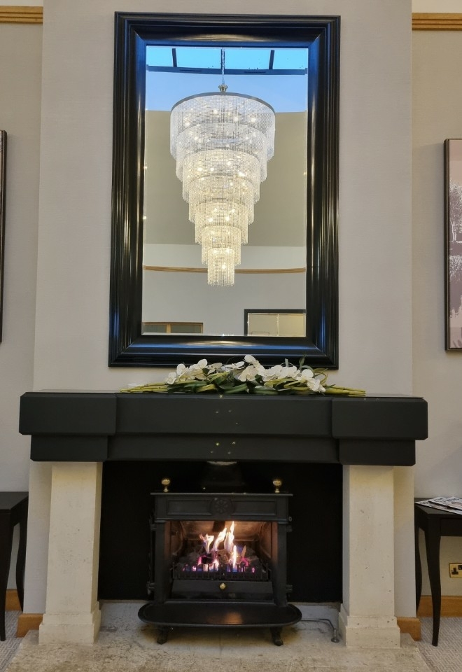 Fireplace at Bearwood Lakes