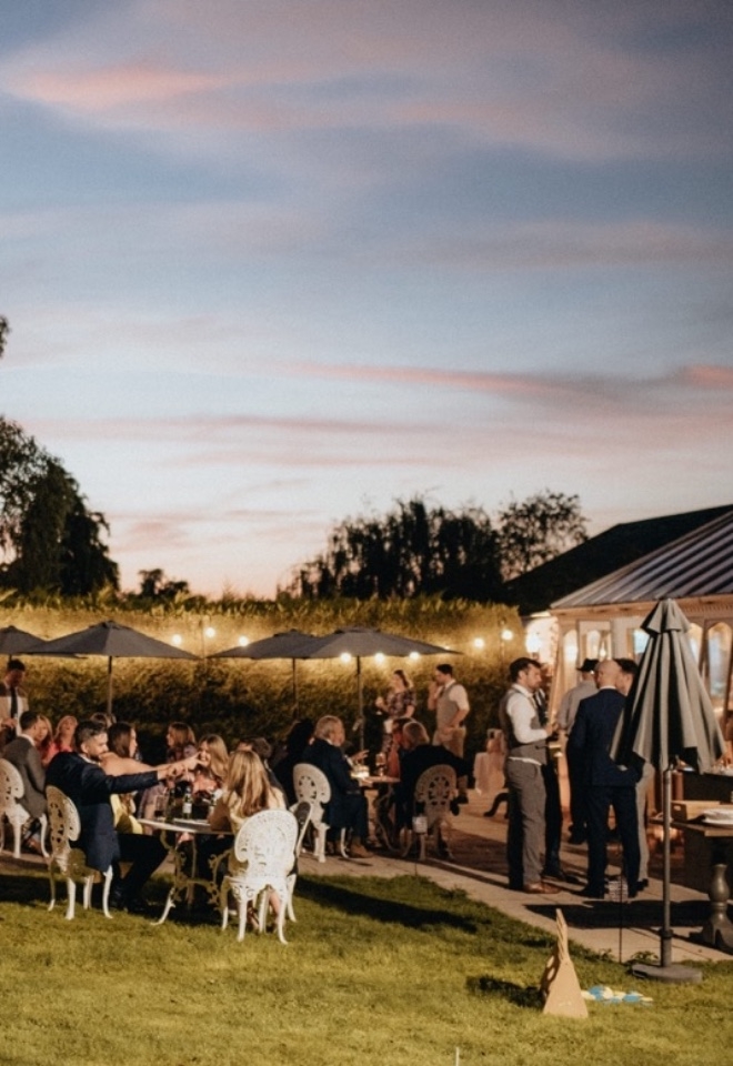 Wedding evening reception 