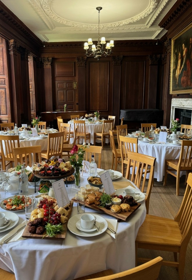 The Corinthian Room ready for High Tea
