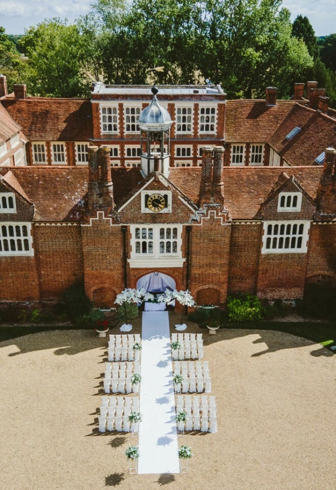 Outside Ceremony at Gosfield Hall