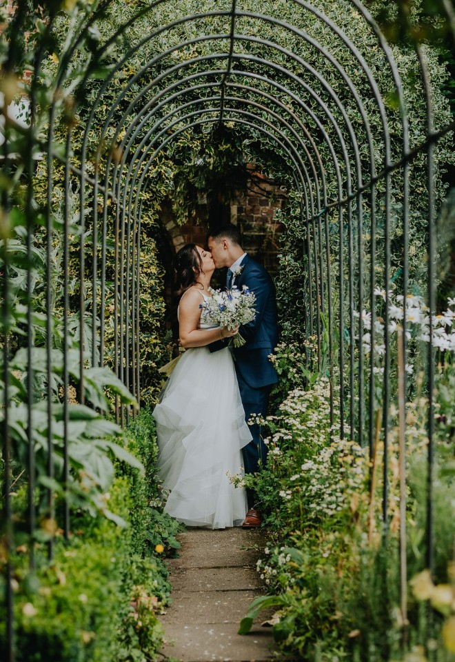 Tunnel of love in Summertime