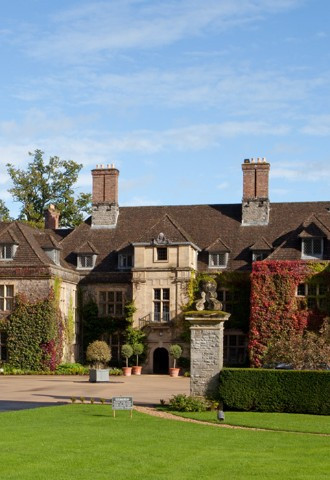 Autumnal Llangoed Hall in Powys