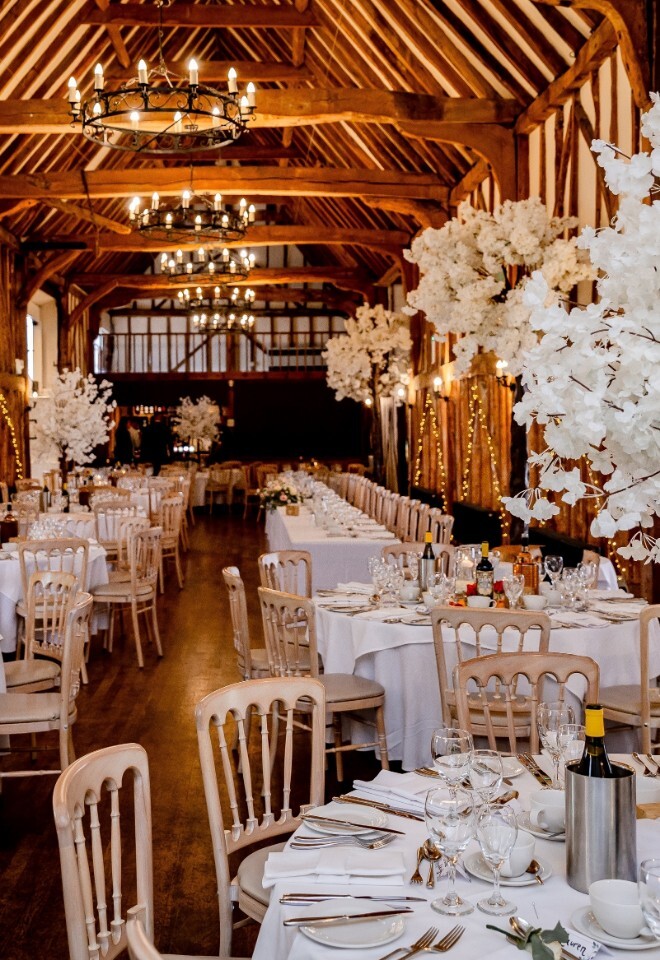 Wedding Breakfast Set Up