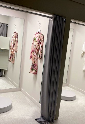 wed2b Carlisle wedding dress fitting room