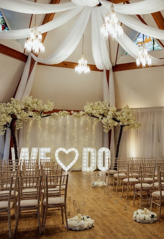 Ceremony room at Little Silver Country House Hotel