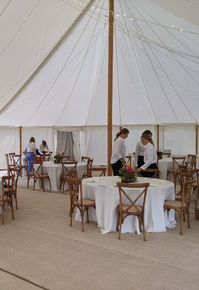 Never worry about set up the event we have our trained staff  