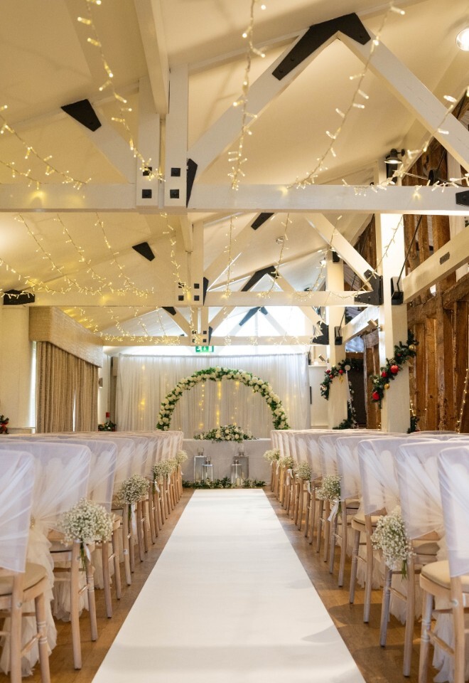 Indoor Ceremony Set Up