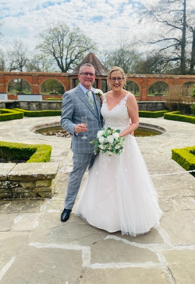 Couple in Italian Gardens