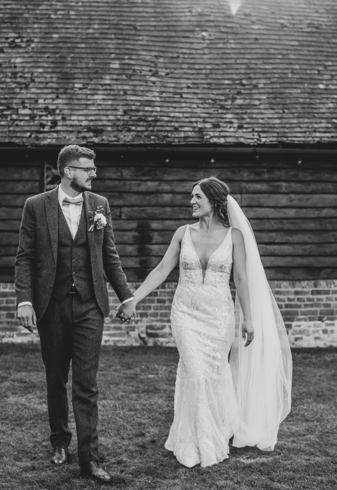 Bride and groom.
