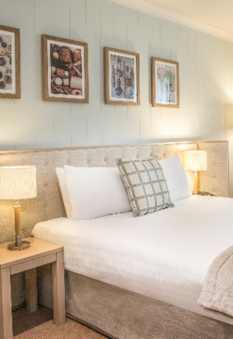 Standard double bedroom at De Vere Cotswold Water Park