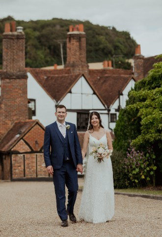 Couple at the Kings Chapel, Old Amersham