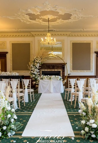 Wortley Hall Lounge ceremony