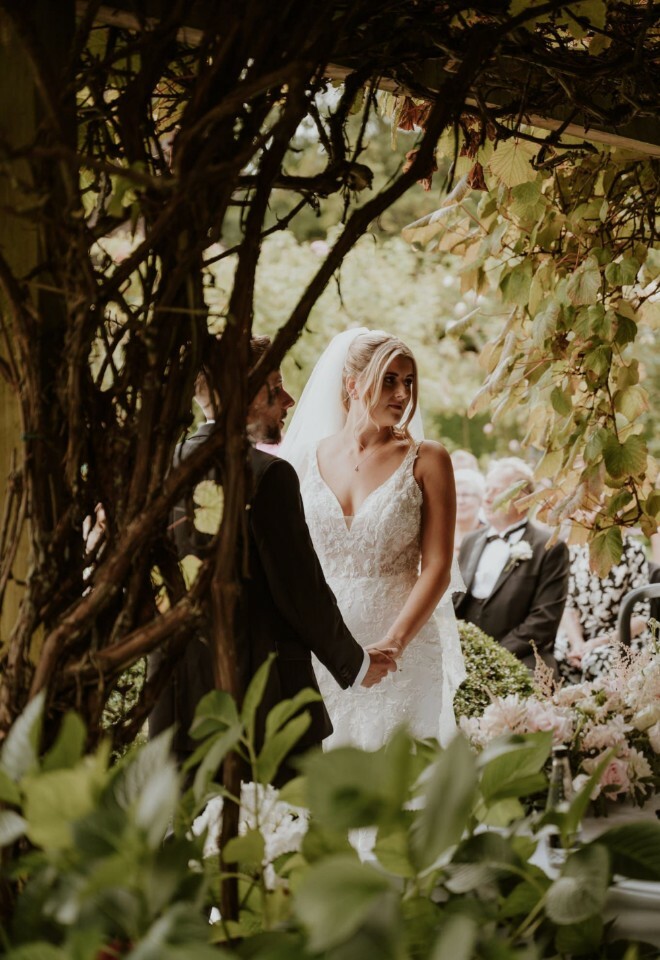 Rose Garden Ceremony, Under the Grape Vine