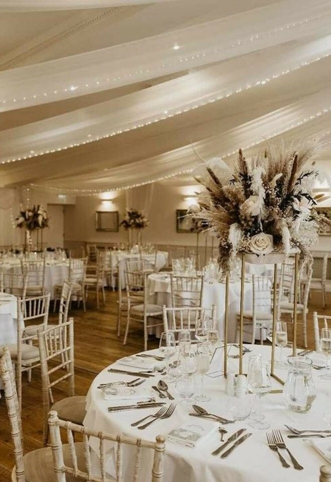 Wedding Breakfast Set Up