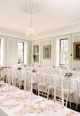 Wedding breakfast dining room 