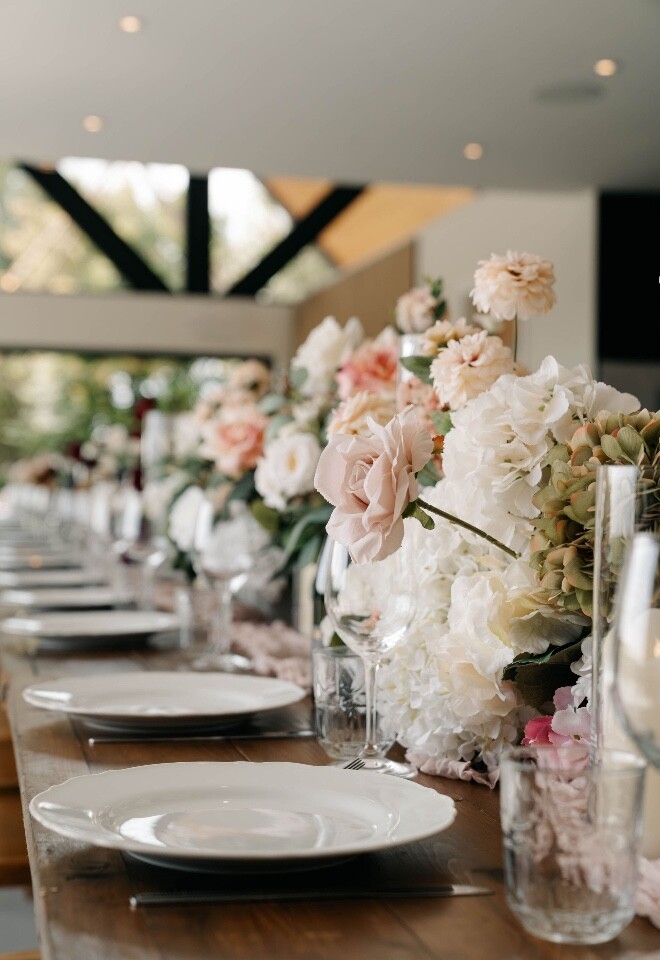 The Vineyard Kitchen & Tasting Room Long Tables