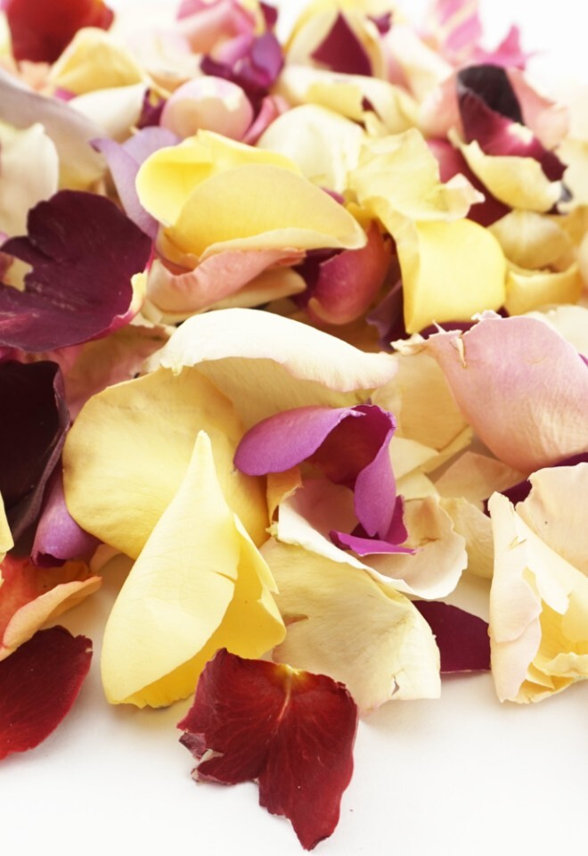 The Dried Petal Companys B-Grade Discounted Freeze-Dried Rose Petals