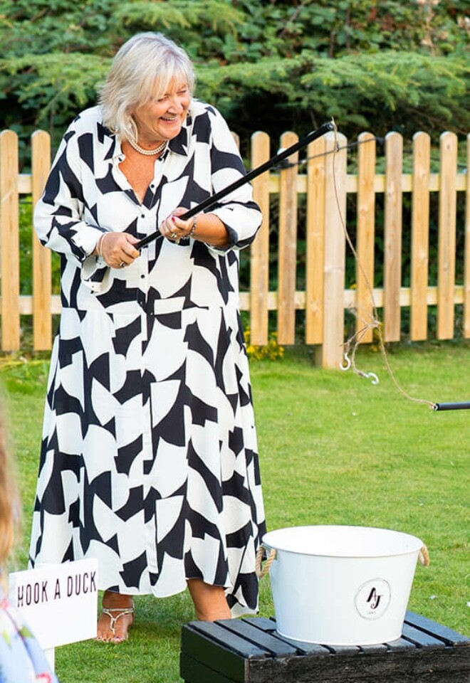 Hook A Duck wedding garden game hire from AJ Events in Oxfordshire