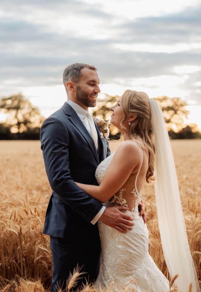 Corn fields at That Amazing Place essex wedding venue with accommodation