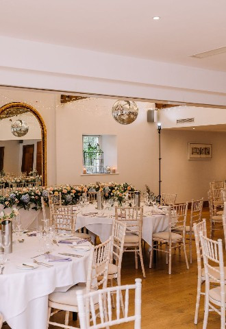 Wedding breakfast at Cotswold House Hotel & Spa