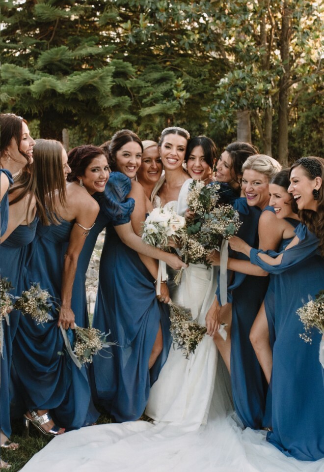 ever-pretty uk dusty blue bridesmaid dresses