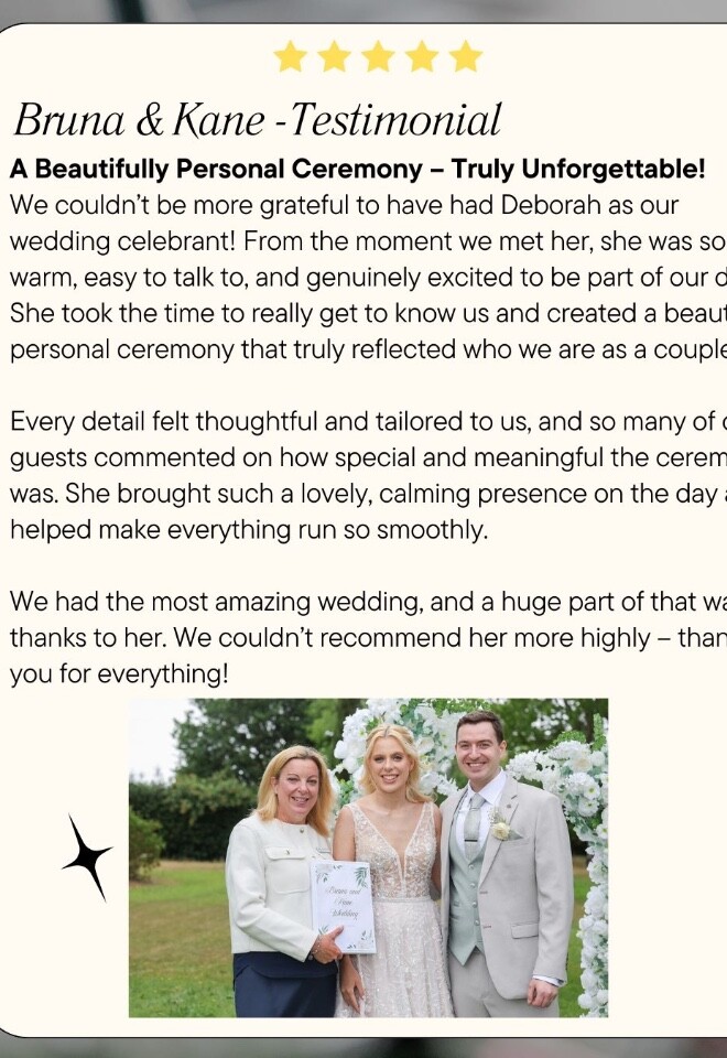 Client Feedback - Five Star!