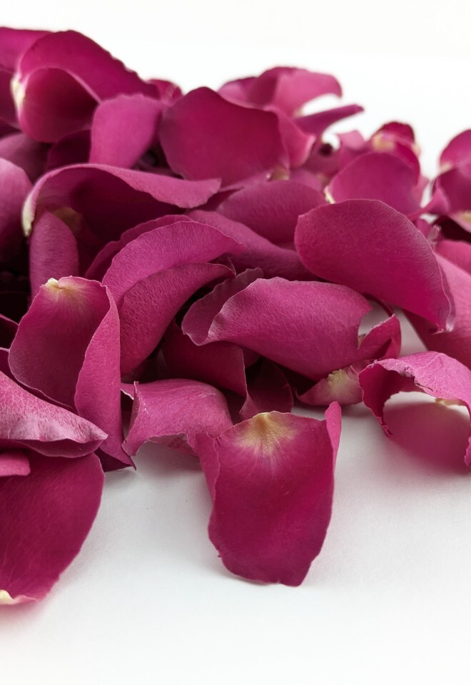 The Dried Petal Companys Biodegradable Wedding Confetti Freeze-Dried Rose Petals Sugar Plum