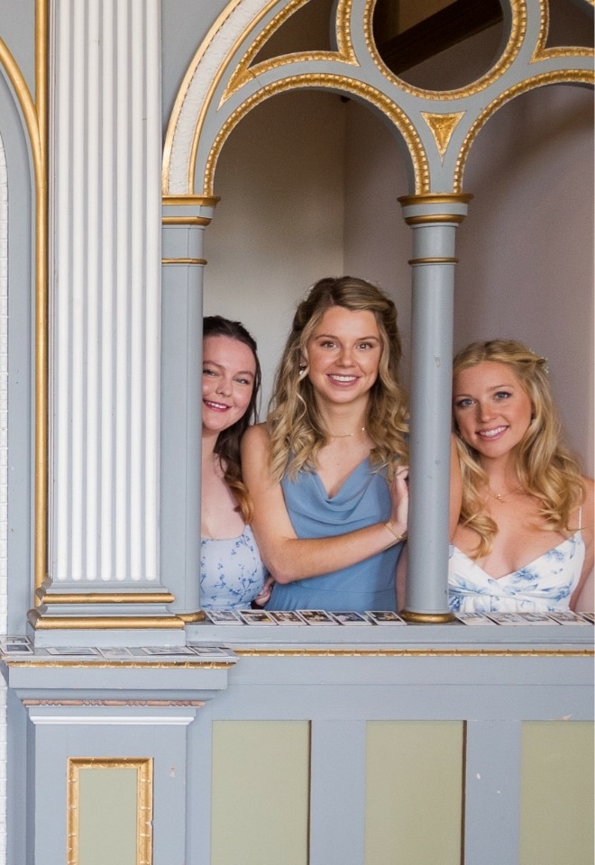 Westonbirt House Bridesmaids in Lady Holfords Bedroom