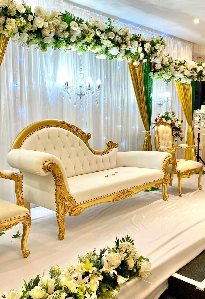 Stunning set up for multicultural wedding