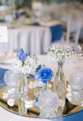 Blue Centre Piece