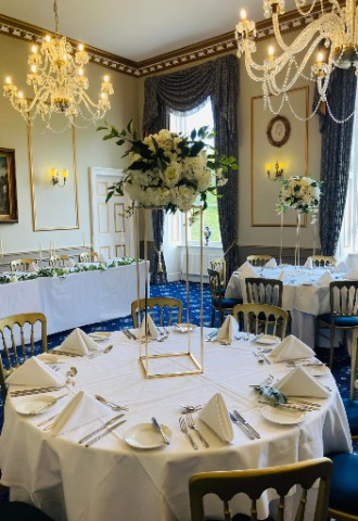 Wedding reception at Melville Castle - a castle wedding venue near Edinburgh