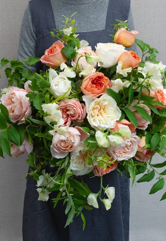 Pink and White Flowers by The Real Flower Company