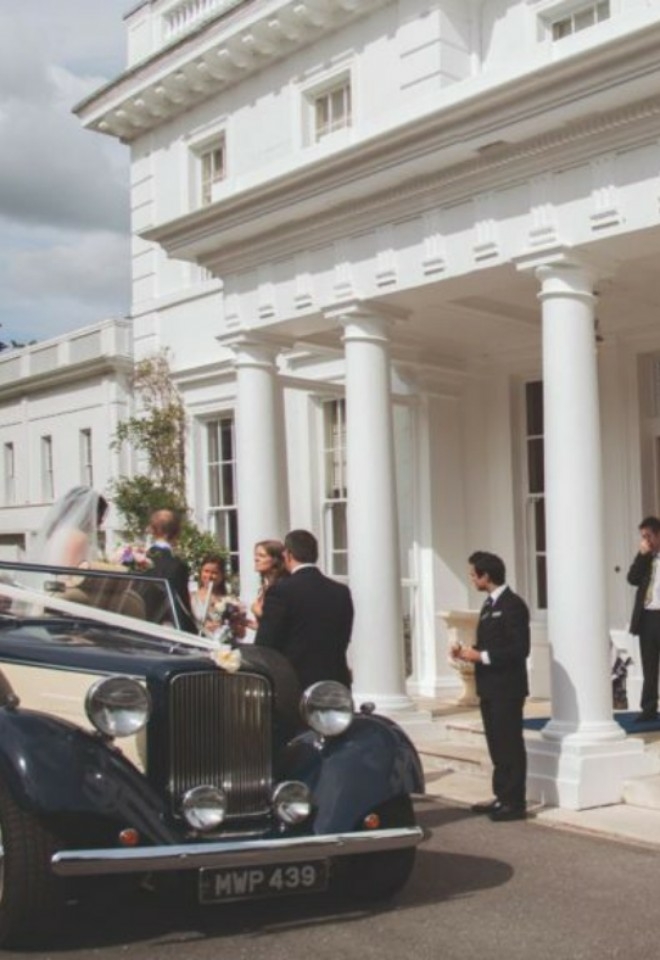 Wedding Car at Greenlands Hotel
