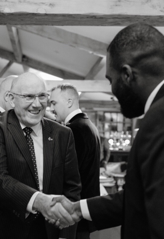 wedding guests at Middleton lodge - David Oriakhi